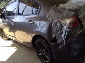 2014 HONDA CIVIC, GRAY, LX MODEL, 1.8L, AT.   A25184